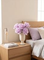 Faux Rose Arrangement - Lavender Rose (5 Stems / 5 Roses)
