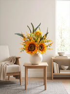 Sunny Splendor Sunflower Artificial Floral Arrangement