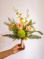 Whimsical Wildflower & Foliage Artificial Floral Arrangement