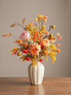 Warm Autumn Harvest Protea Botanical Artificial Floral Arrangement