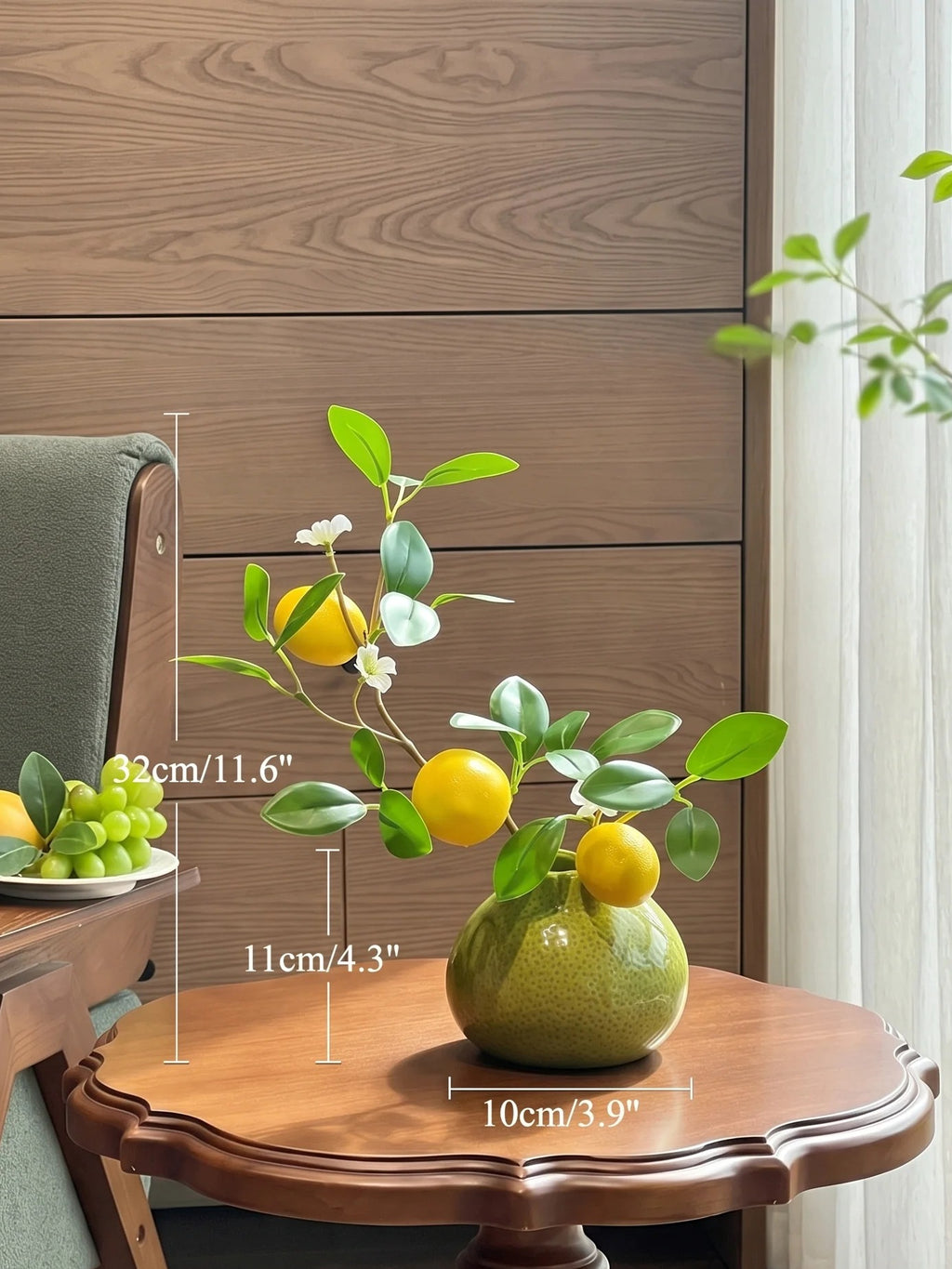 Nordic Mediterranean Fresh Summer Lemon Branch Artificial Floral Arrangement