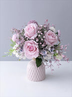 Blush Whisper Pink Artificial Floral Arrangement