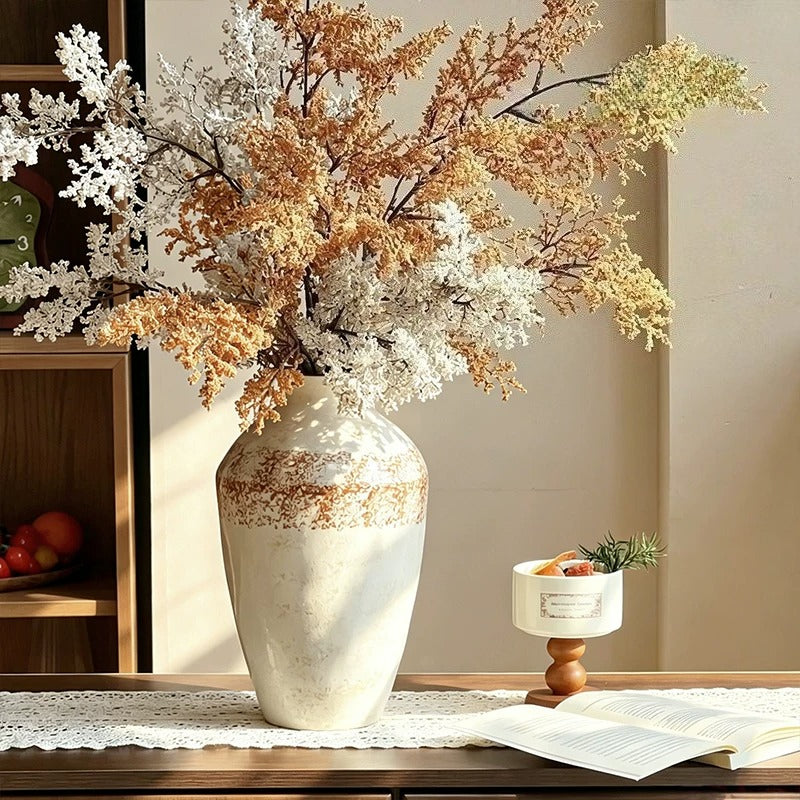 Luxury Wabi-Sabi Terracotta Artificial Floral Arrangement