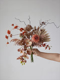 Vintage Terracotta Dried-Floral Faux Floral Arrangement