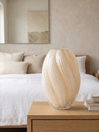 Ripple Art Glass Vase