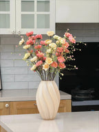 Ripple Art Glass Vase