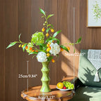 Serene Chinoiserie Sandersonia Lily Elegant Artificial Floral Arrangement