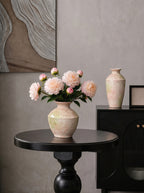 Pastel Speckled Glazed Sculptural Ceramic Vase