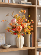 Warm Autumn Harvest Protea Botanical Artificial Floral Arrangement
