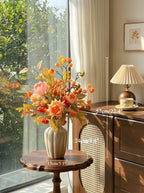Warm Autumn Harvest Protea Botanical Artificial Floral Arrangement