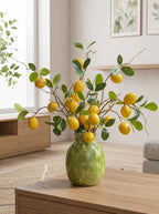 Nordic Mediterranean Sun-Kissed Lemon Branch Artificial Floral Arrangement