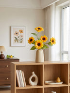 Radiant Golden Sunflower Botanical Artificial Floral Arrangement