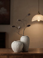 Zen Wabi-Sabi Concrete Textured Vase