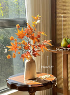 Warm Autumn Maple Foliage Botanical Artificial Floral Arrangement