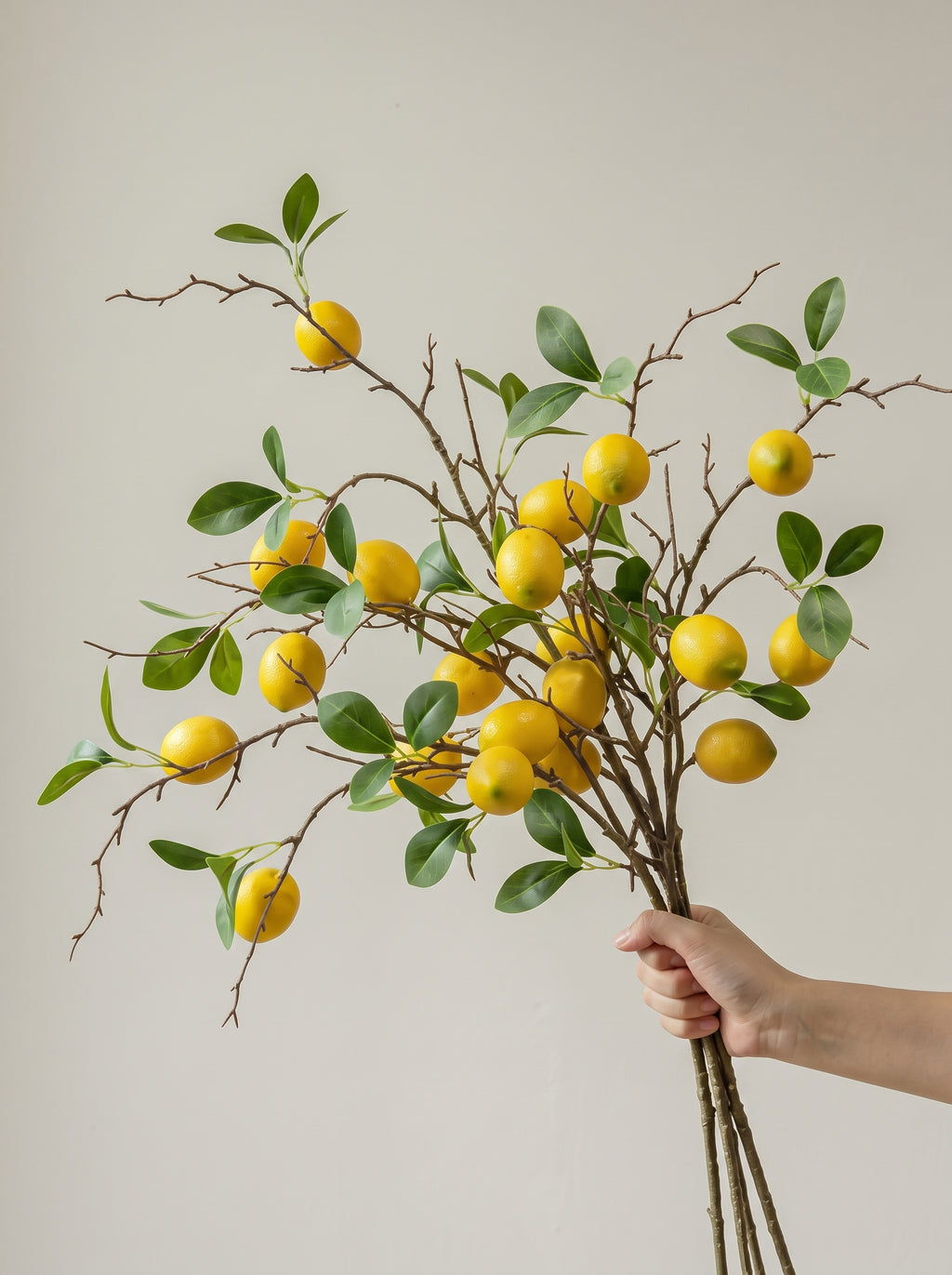 Nordic Mediterranean Sun-Kissed Lemon Branch Artificial Floral Arrangement