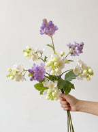 Vibrant Spring Apple Blossom Botanical Artificial Floral Arrangement