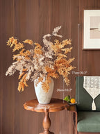 Luxe kunstterracotta-arrangement in wabi-sabistijl