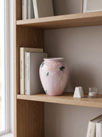 Hand-painted Soft Lilac Hydrangea Ceramic Vase