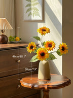 Radiant Golden Sunflower Botanical Artificial Floral Arrangement