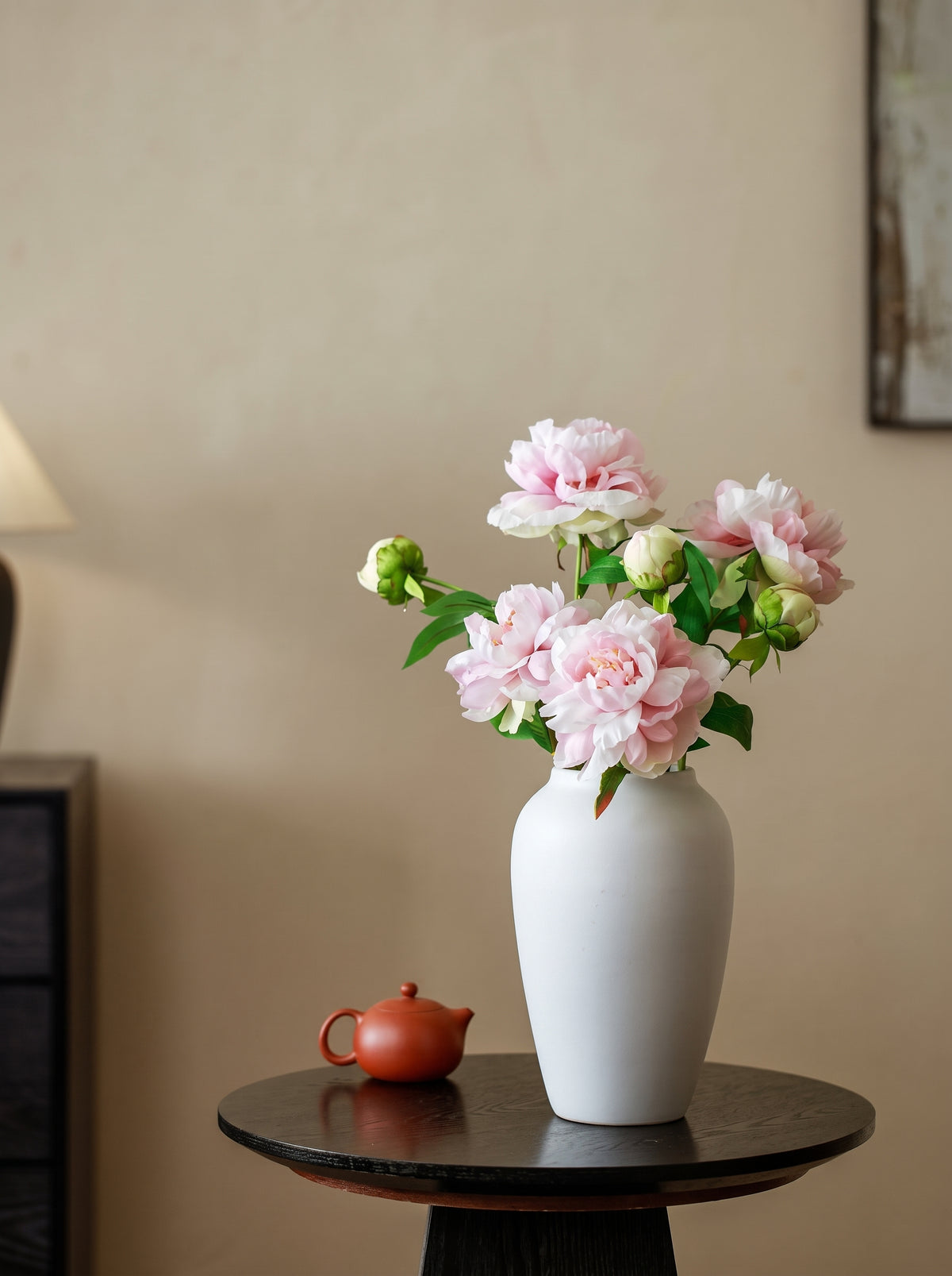 Wabi-Sabi White Sculptural Vase