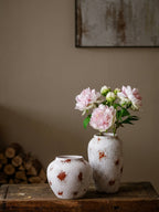 Wabi-Sabi Weathered Terracotta Vase