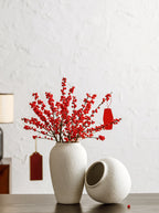 Minimalist Handcrafted Line Relief Vase