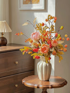Warm Autumn Harvest Protea Botanical Artificial Floral Arrangement