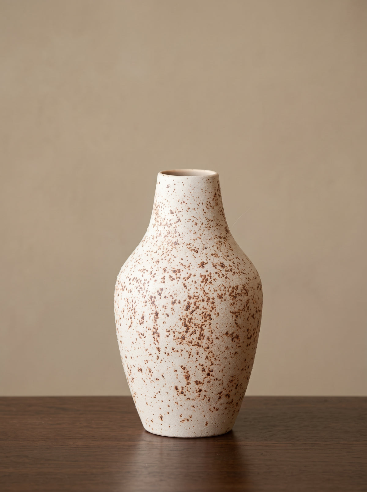 Rustic Wabi-Sabi Speckled Vase