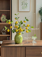 Nordic Mediterranean Sun-Kissed Lemon Branch Artificial Floral Arrangement