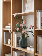 Vintage French Pink Cherry Blossom Stem Artificial Floral Arrangement