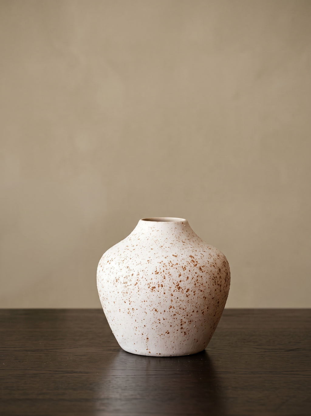 Rustic Wabi-Sabi Speckled Vase