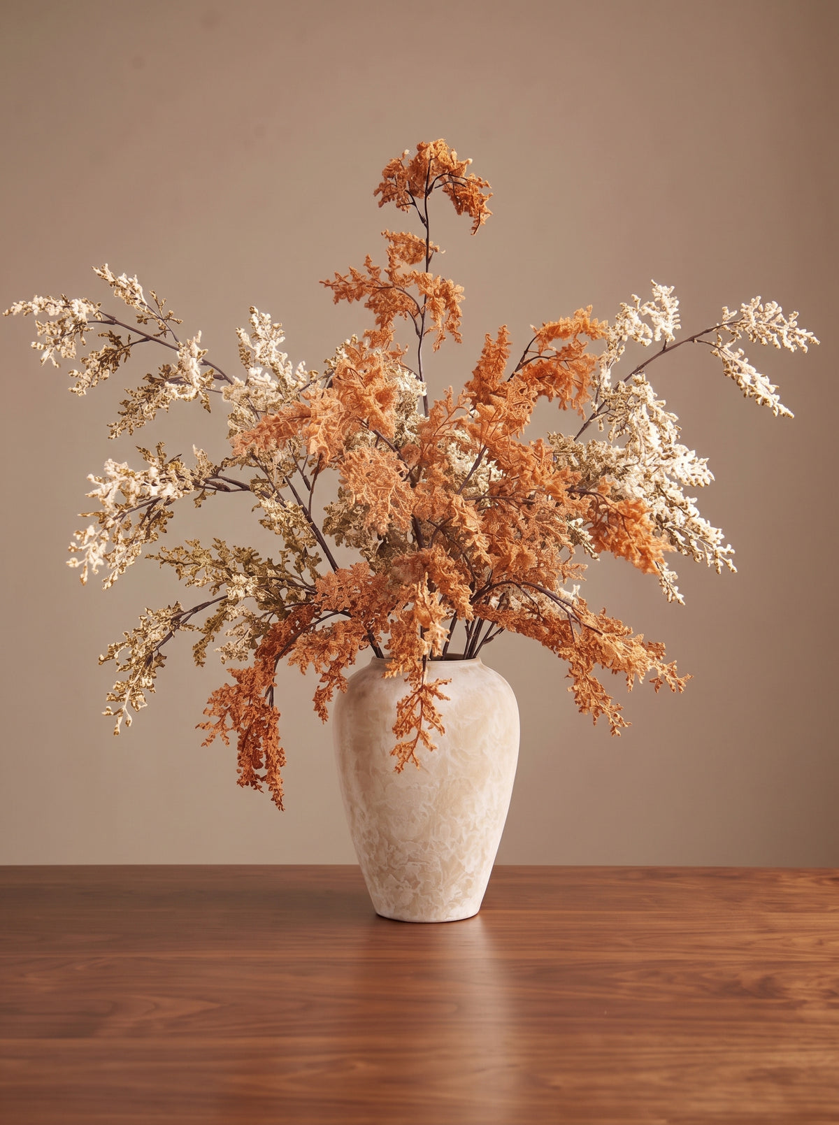 Luxury Wabi-Sabi Terracotta Faux Floral Arrangement