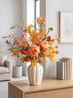 Warm Autumn Harvest Protea Botanical Artificial Floral Arrangement