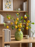 Nordic Mediterranean Sun-Kissed Lemon Branch Artificial Floral Arrangement