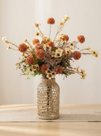Caramel Pom-Pom & Daisy Artificial Floral Arrangement