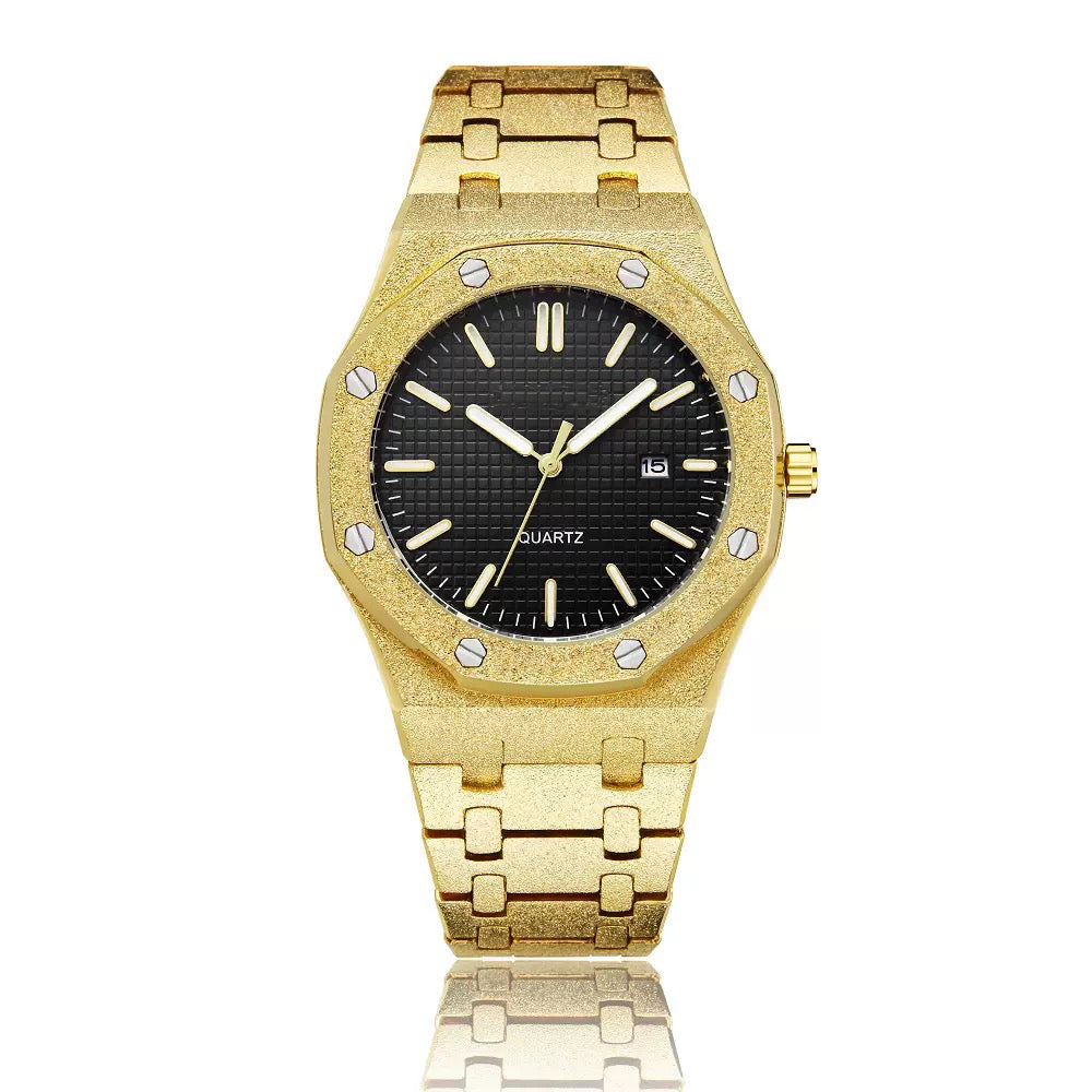 Herren Luxus Goldene Horizont Automatik Uhr