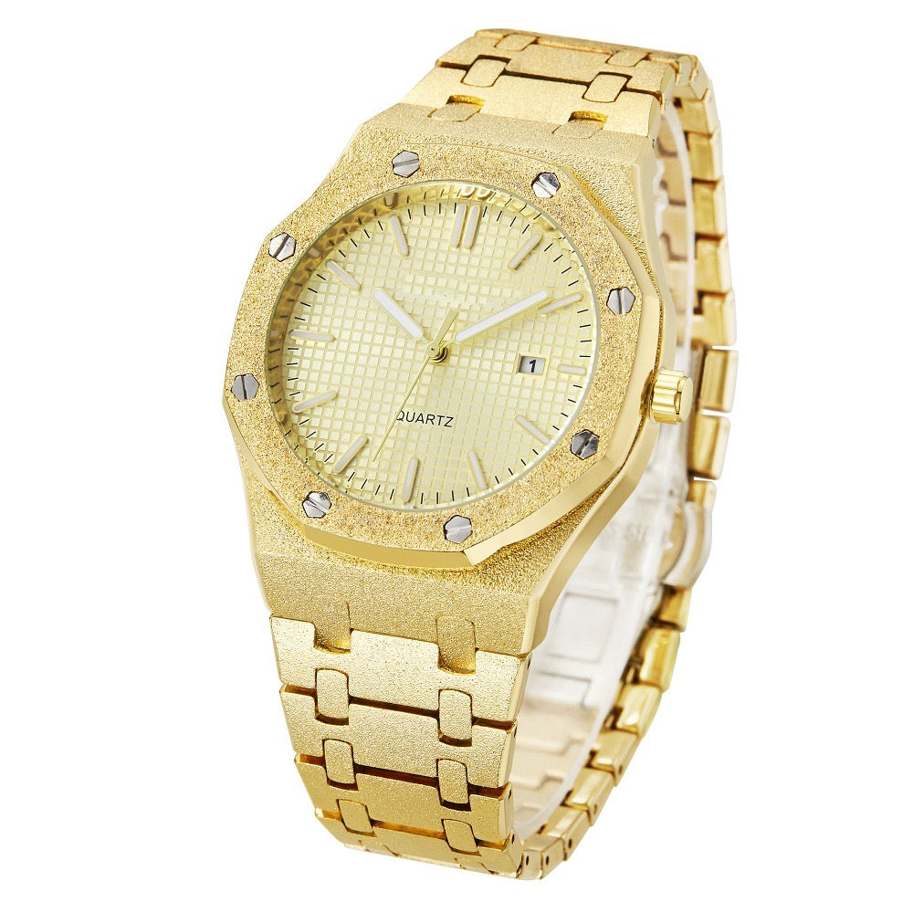 Herren Luxus Goldene Horizont Automatik Uhr