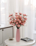 Pink Facet Ceramic Vase