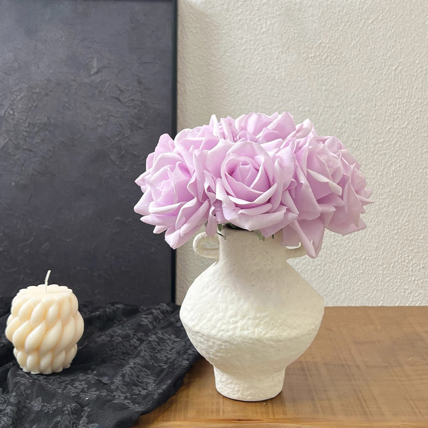 Ceramic Vase - Textured White