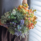 Ethereal Multicolor Berry & Foliage Artisan Artificial Floral Arrangement