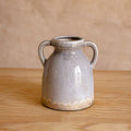Vintage Double-Handled Ceramic Vase