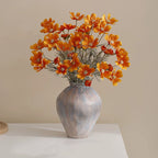 Textured Glazed Ceramic Vase