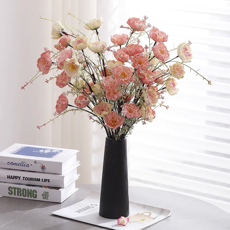 Pastel Yellow & Pink Azalea Artificial Flower Arrangement