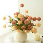 Pastel Dandelion Artificial Floral Arrangement with Vase