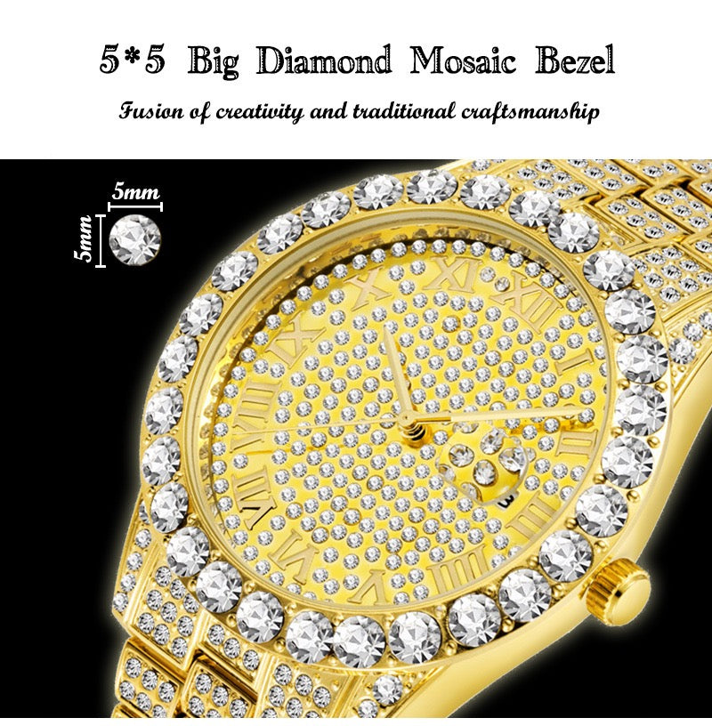 Men's Luxury Diamond Summit Automatic Watch