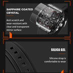Herren Luxus Intrepid Sport Automatik Uhr