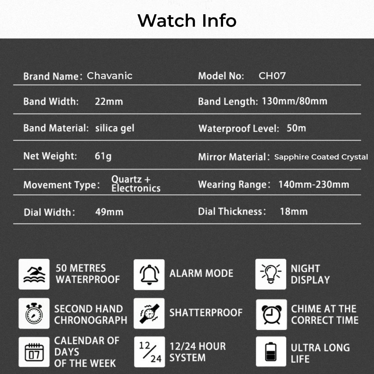 Men's Luxury Intrepid Sport Automatic Watch