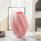 テクスチャードベージュセラミック花瓶 - ホワイト