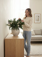Winter Pine & White Berry Faux Floral Arrangement