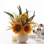 Sunny Splendor Sunflower Artificial Floral Arrangement